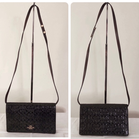 Coach Oxblood Black leather Bag - Picture 10 of 16